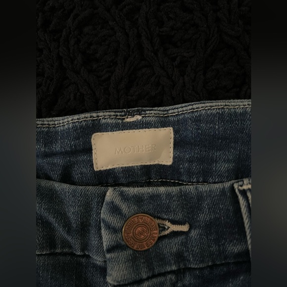 MOTHER High Waisted Looker Ankle Fray Size 28 - Picture 2 of 9